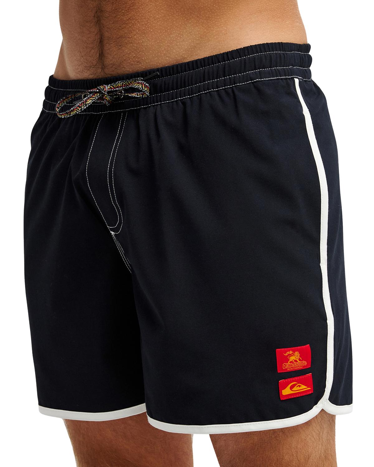 Bob Marley Scallop 16" Swim Trunks - Black