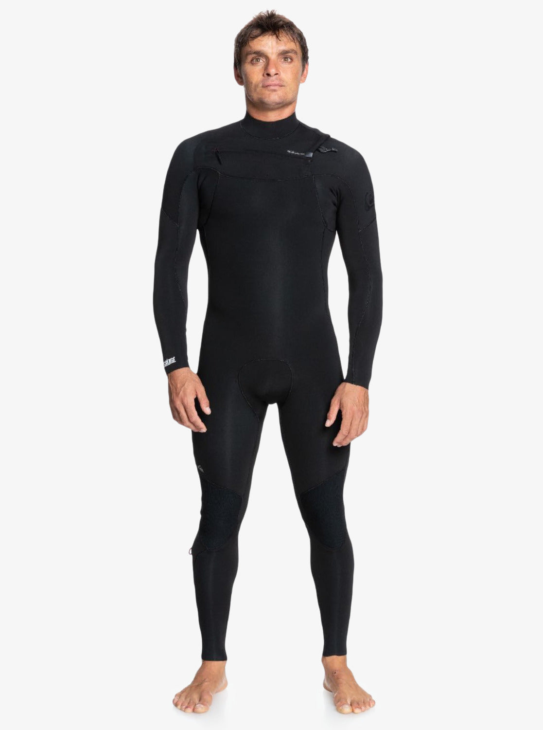 3/2mm Everyday Sessions Chest Zip Wetsuit - Black BLACK 1