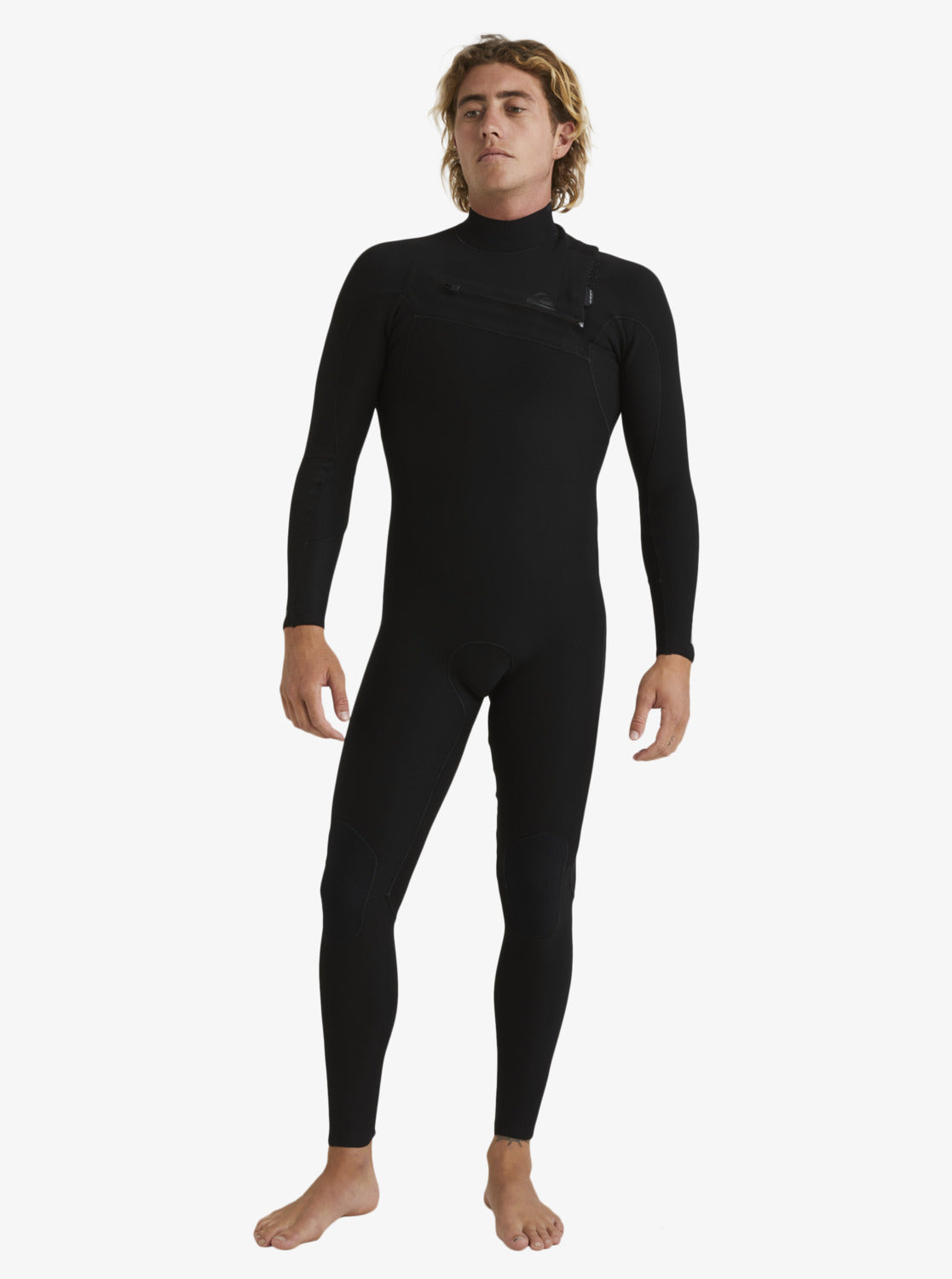 4/3mm Highline Chest Zip Wetsuit - Black BLACK 5