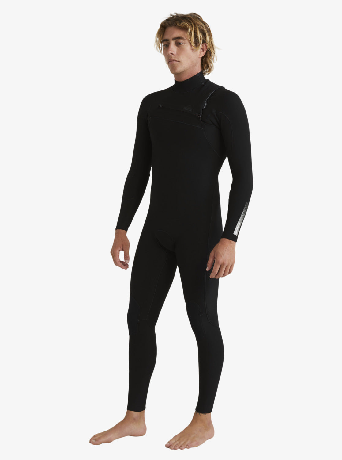 4/3mm Highline Chest Zip Wetsuit - Black BLACK 6