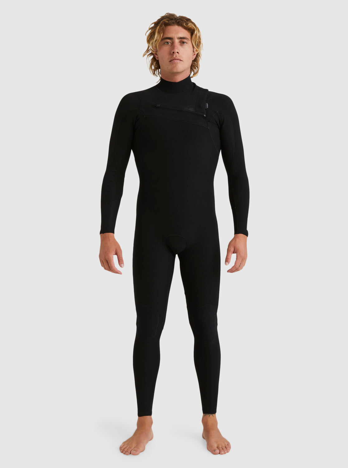 3/2mm Highline Chest Zip Wetsuit - Black BLACK 1