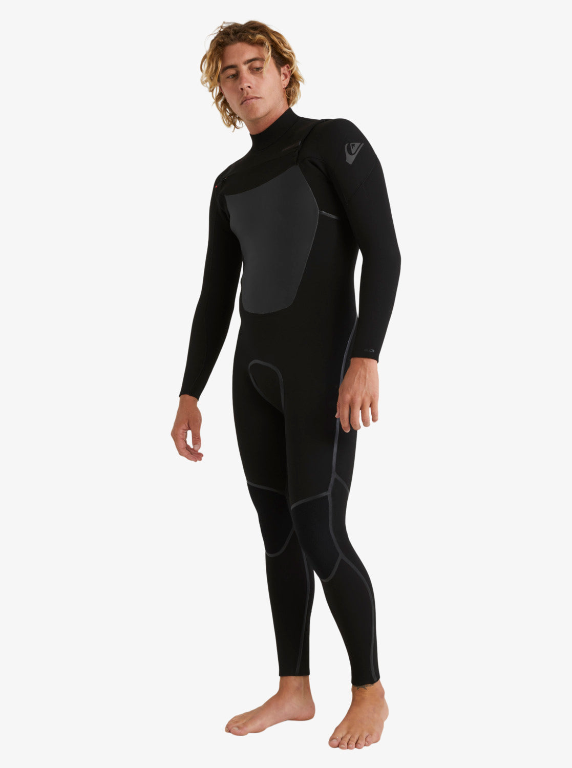 4/3mm Marathon Sessions GBS Chest Zip Wetsuit - Black | Quiksilver