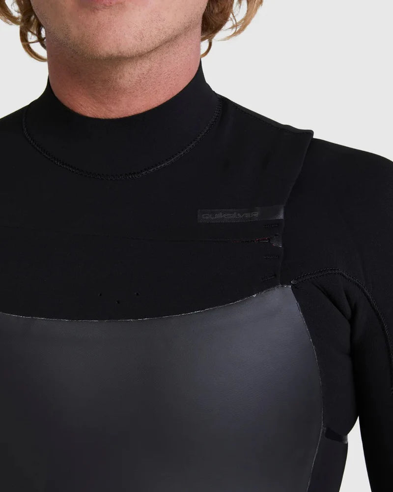 3/2 Marathon Sessions Chest Zip Full Wetsuit - Black