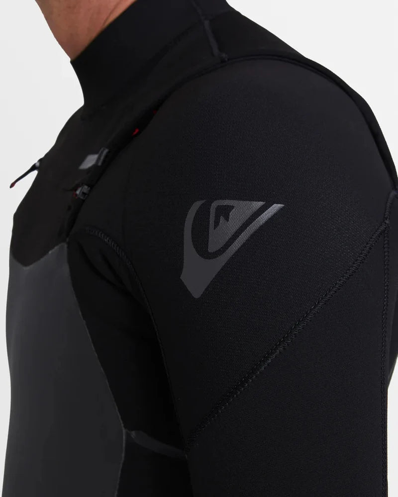 3/2 Marathon Sessions Chest Zip Full Wetsuit - Black