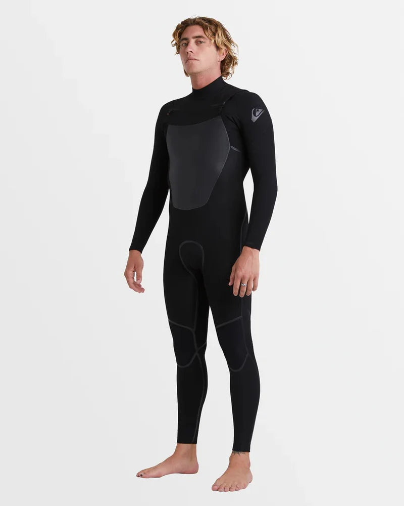 3/2 Marathon Sessions Chest Zip Full Wetsuit - Black