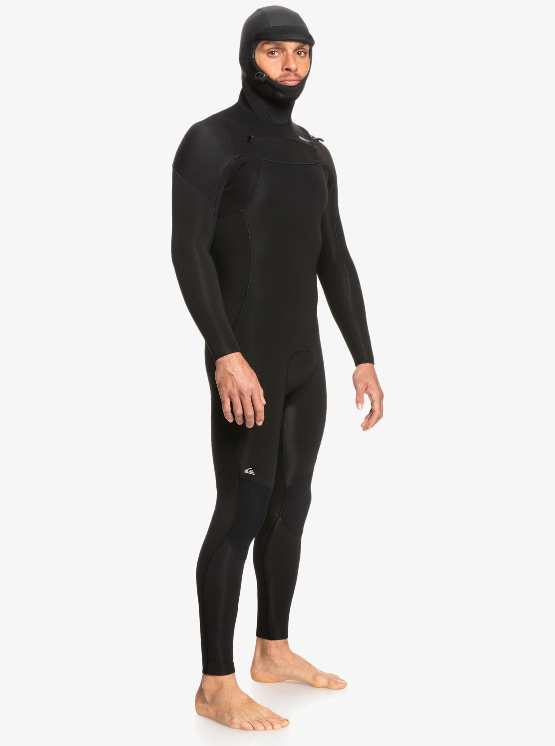 4/3mm Everyday Sessions Hooded Chest Zip Wetsuit - Black BLACK 2