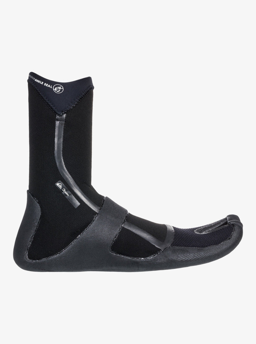 3mm Marathon Sessions Split Toe Wetsuit Boots - Black BLACK 2