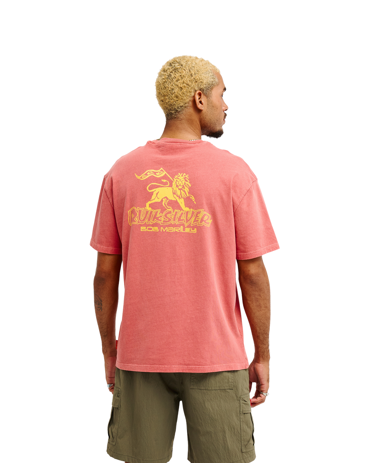 Bob Marley Zion Short Sleeve T-Shirt - Mineral Red-Ex