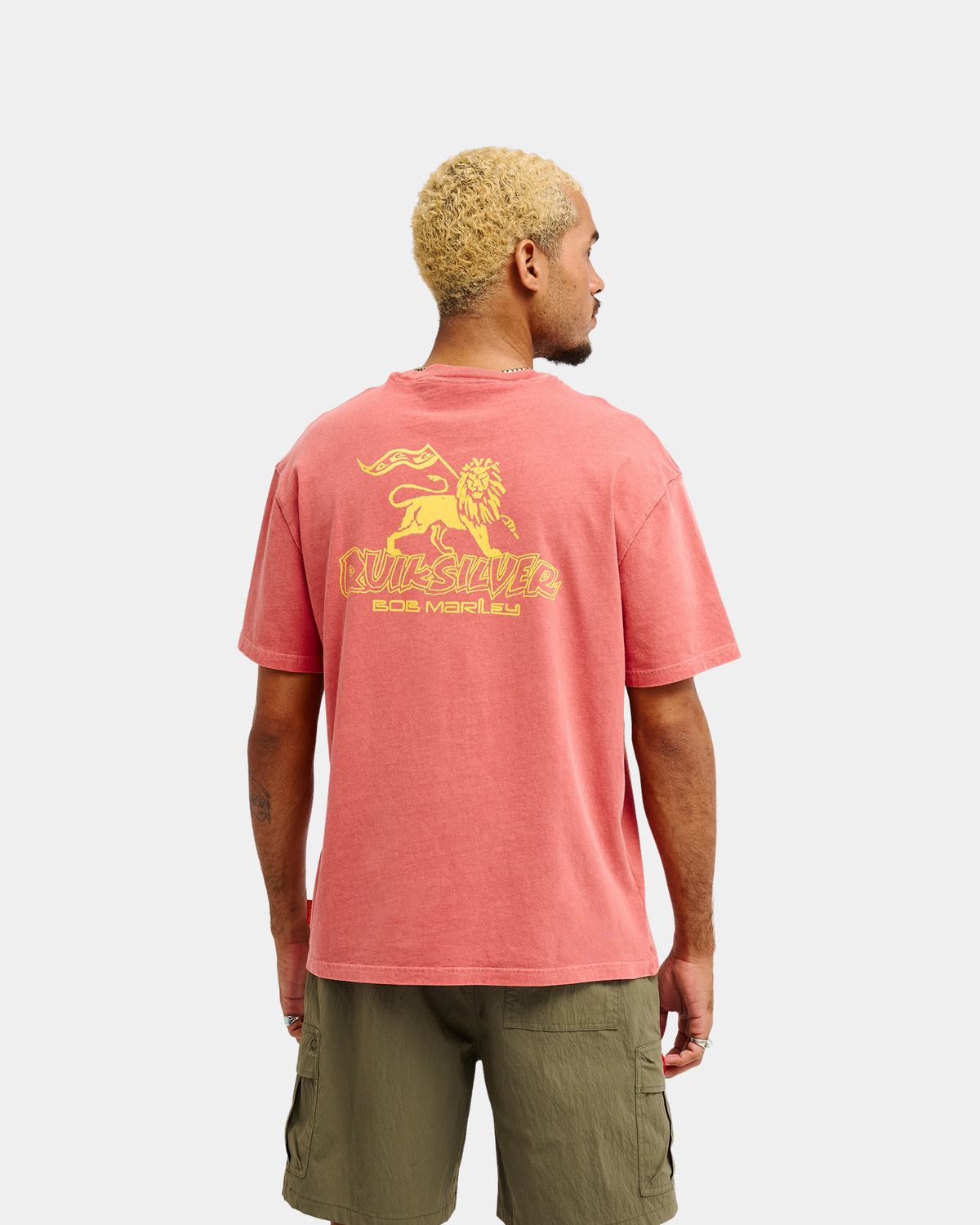 Bob Marley Zion Short Sleeve T-Shirt - Mineral Red-Ex