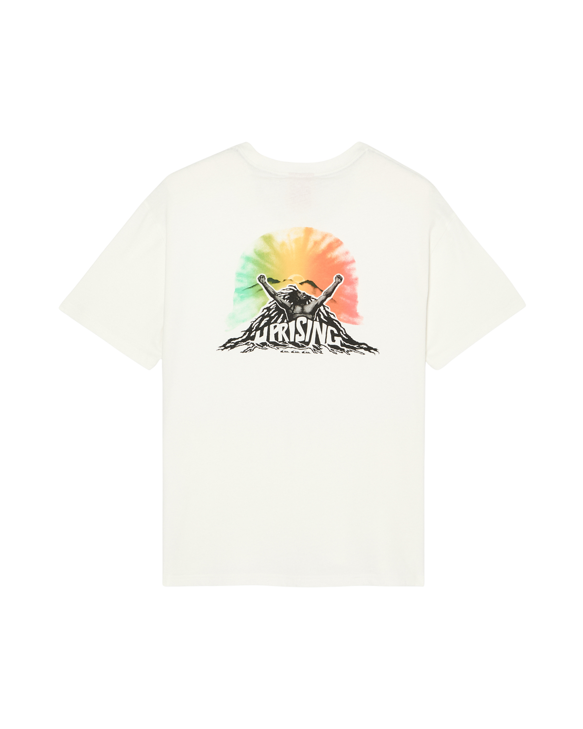 Bob Marley Uprising Short Sleeve T-Shirt - Snow White