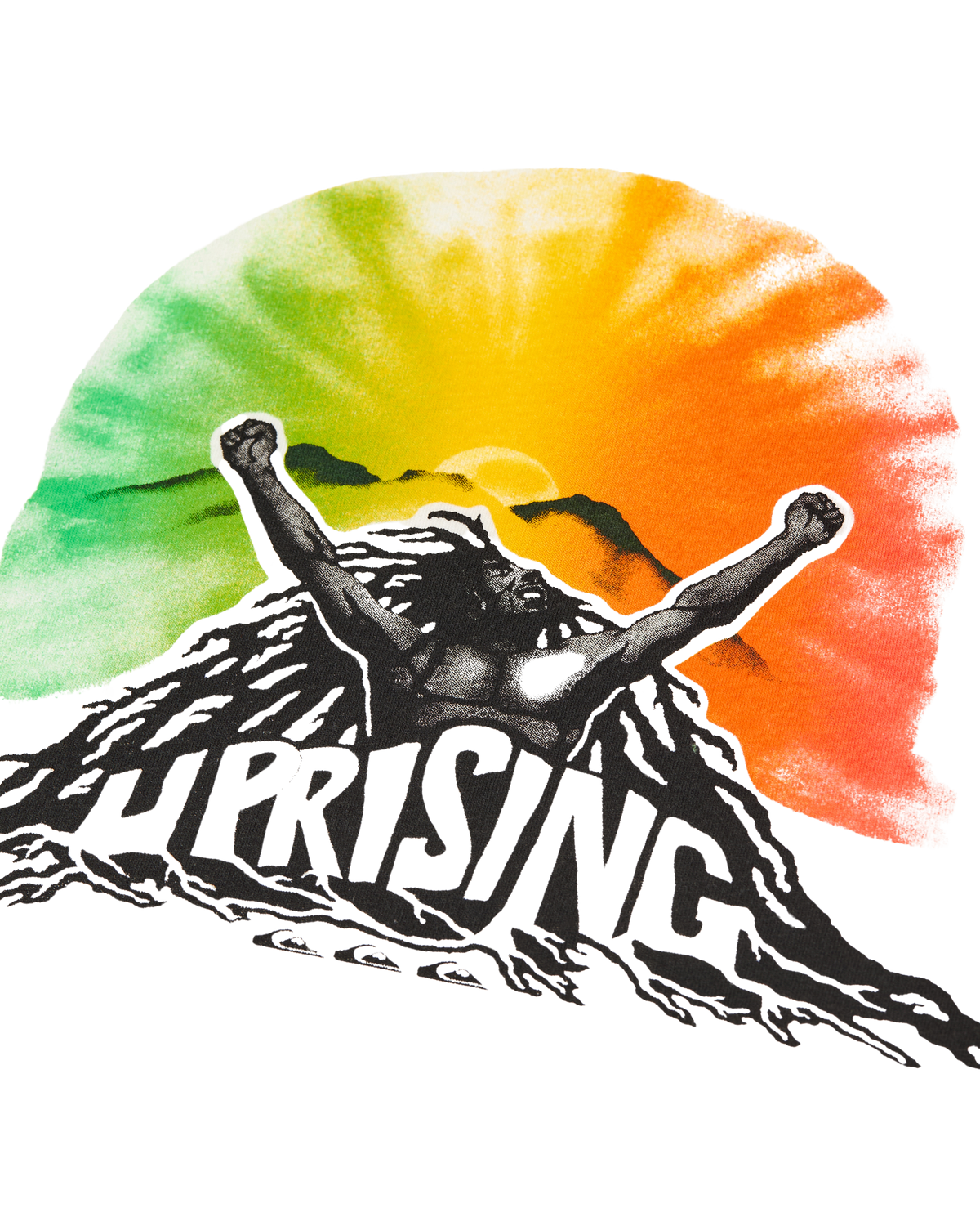 Bob Marley Uprising Short Sleeve T-Shirt - Snow White
