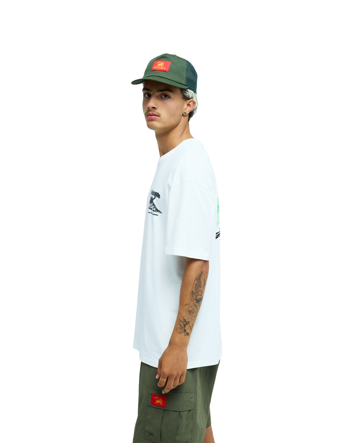 Bob Marley Uprising Short Sleeve T-Shirt - Snow White