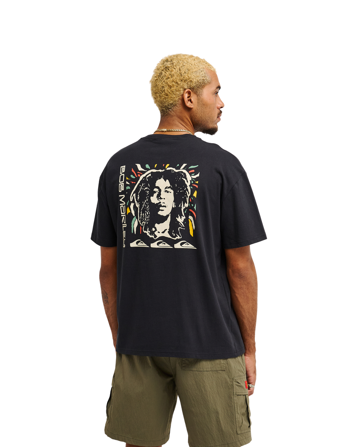 Bob Marley Warhead Short Sleeve T-Shirt - Black