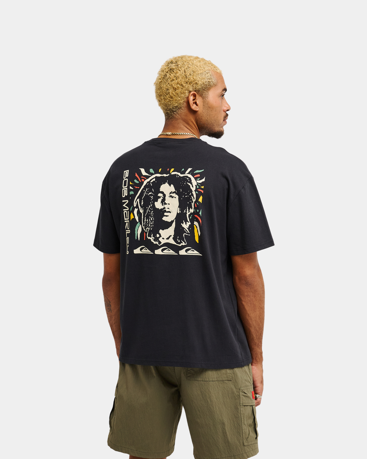 Bob Marley Warhead Short Sleeve T-Shirt - Black