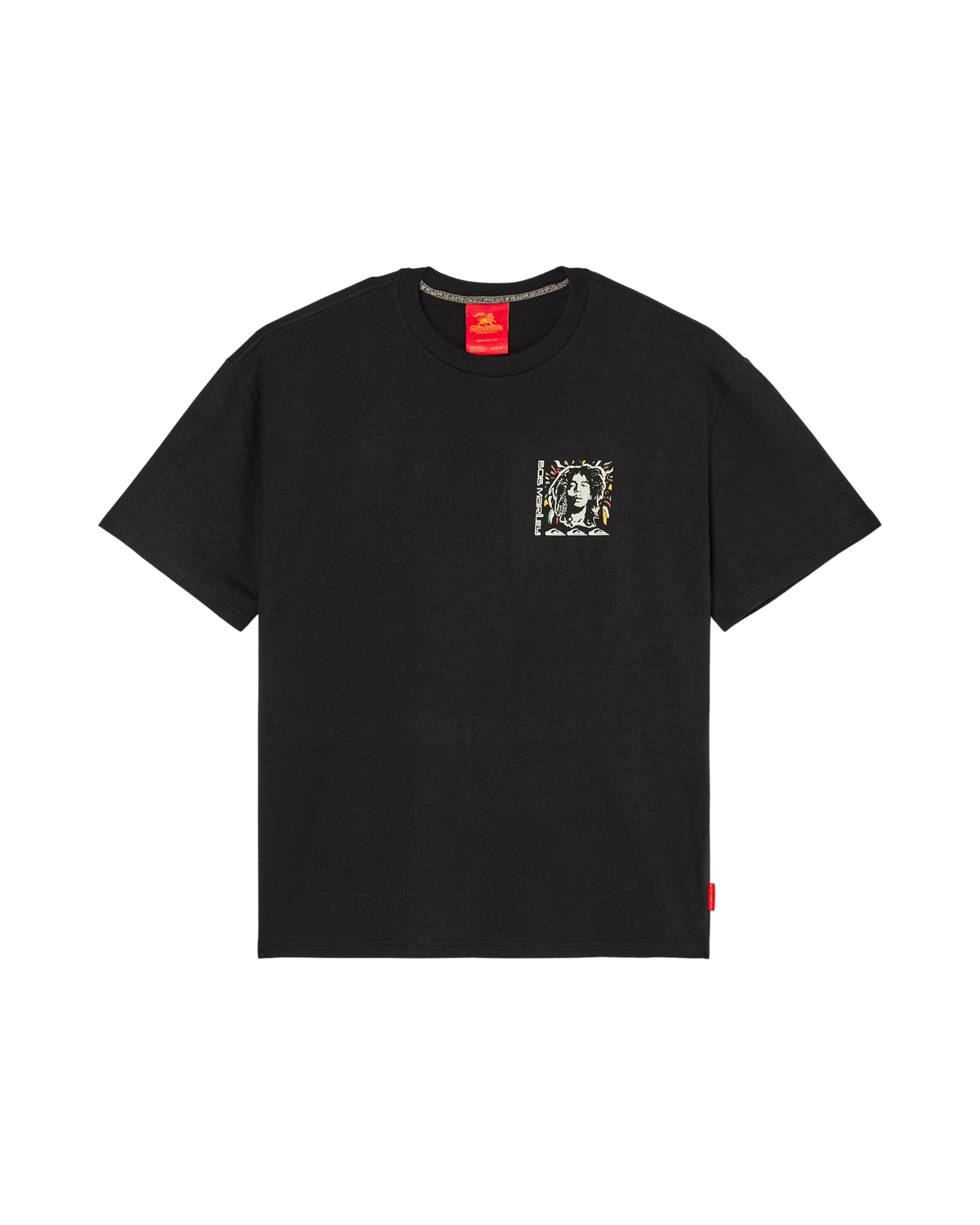 Bob Marley Warhead Short Sleeve T-Shirt - Black