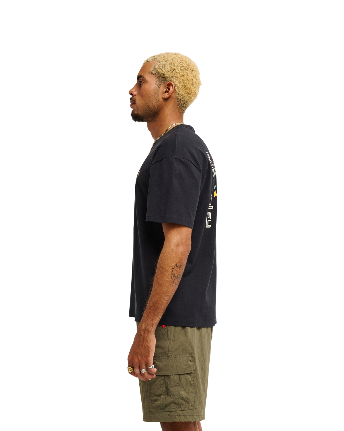 Bob Marley Warhead Short Sleeve T-Shirt - Black