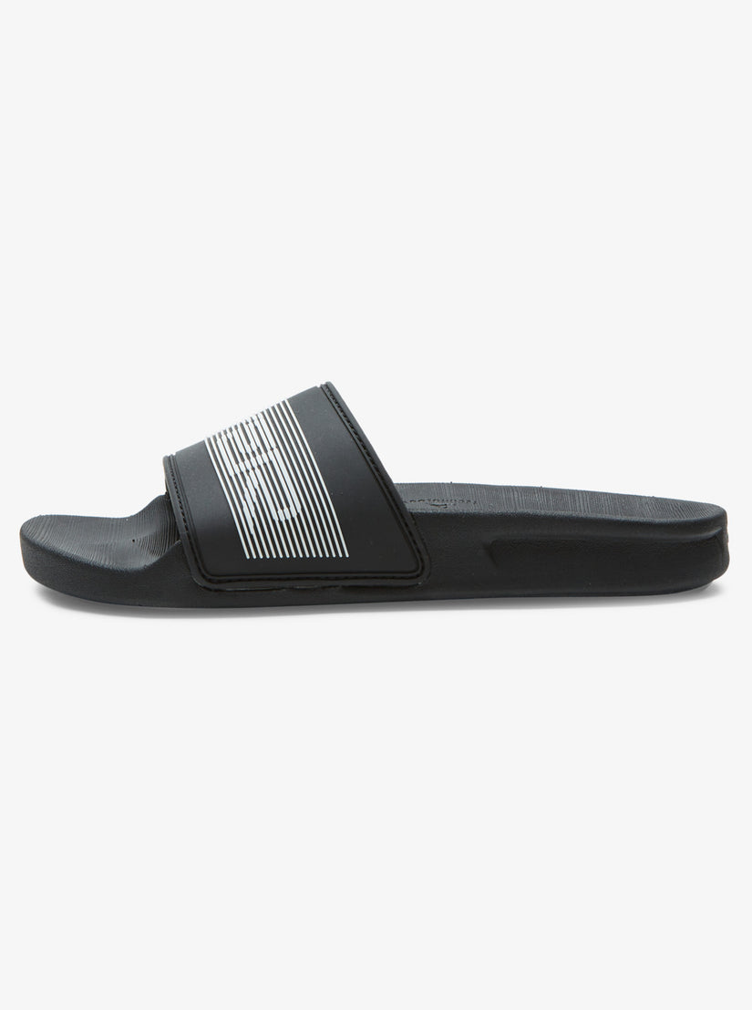 Boys 8-16 Rivi Wordmark Slide Sandals - Black 2