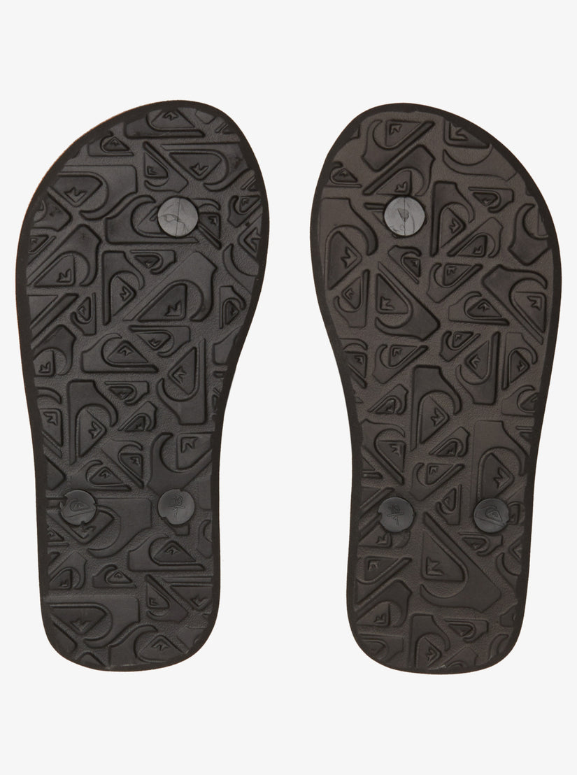 Boys 8-16 Molokai Art Ii Sandals - Black/White/Black