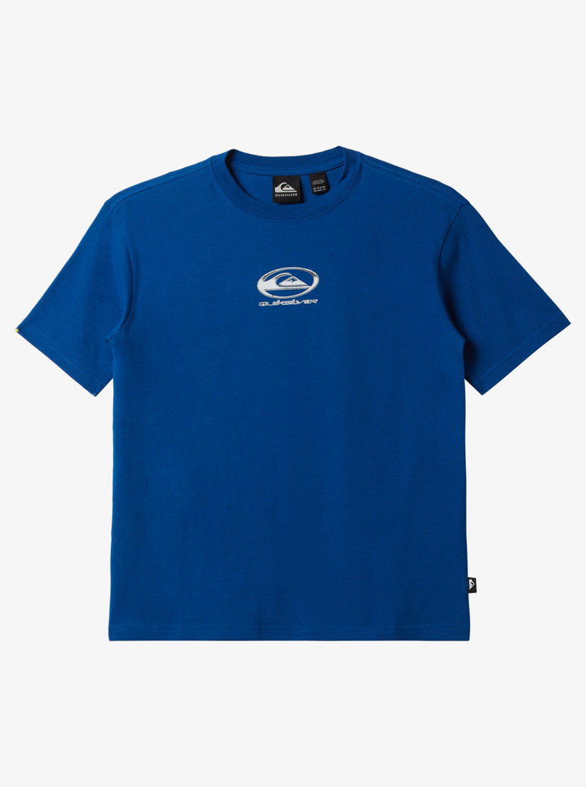 Boys 8-16 Chrome Logo T-Shirt - Monaco Blue