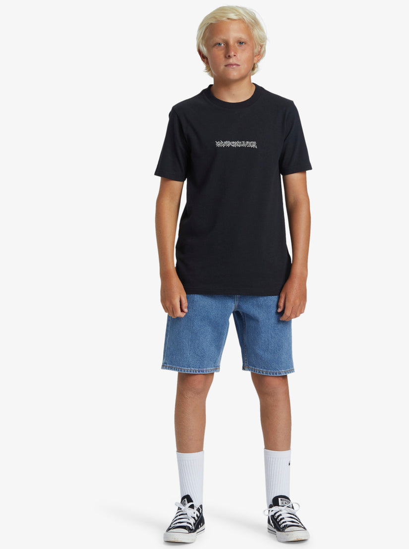 Boys 8-16 Razor T-Shirt - Black