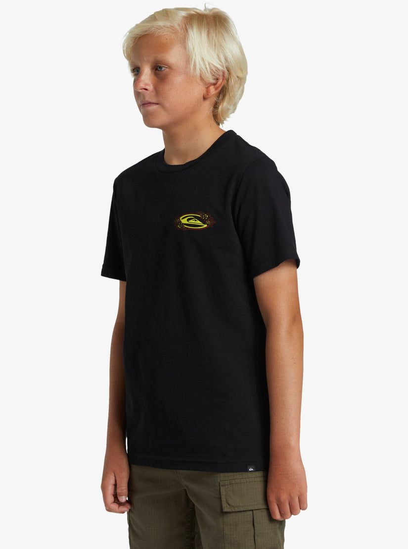 Boys 8-16 Tc Snap T-Shirt - Black