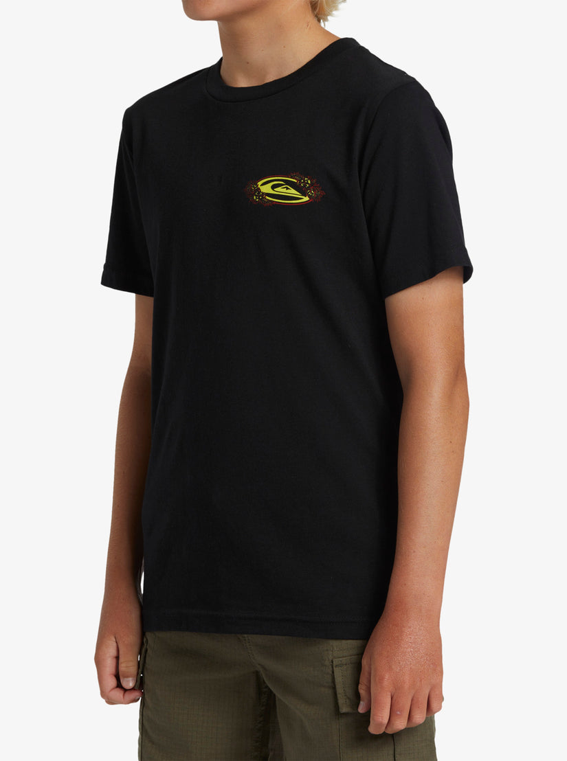 Boys 8-16 Tc Snap T-Shirt - Black