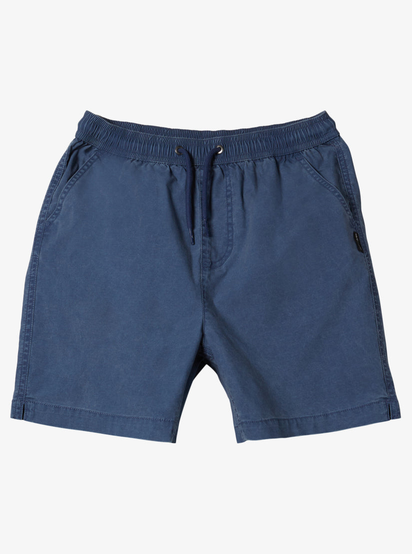 Boys 8-16 Taxer Elastic Waist Shorts - Crown Blue