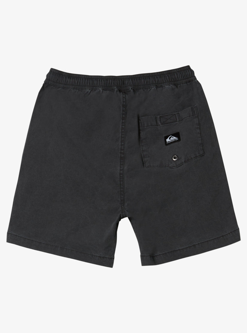 Boys 8-16 Taxer Elastic Waist Shorts - Black