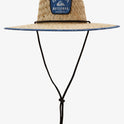 Waterman Outsider Straw Lifeguard Hat - Reef Point Ensign Blue