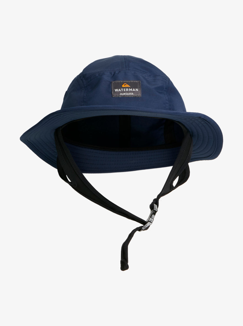 Quiksilver Waterman Surfari Surf Bucket Hat Blue Size S/M