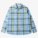 Waterman Lower Ridge Flannel Shirt - Dusk Blue Lower Ridge