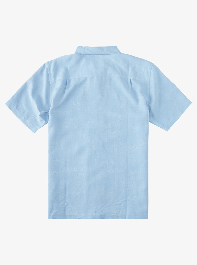 Waterman Manele Bay Short Sleeve Shirt - Dusk Blue
