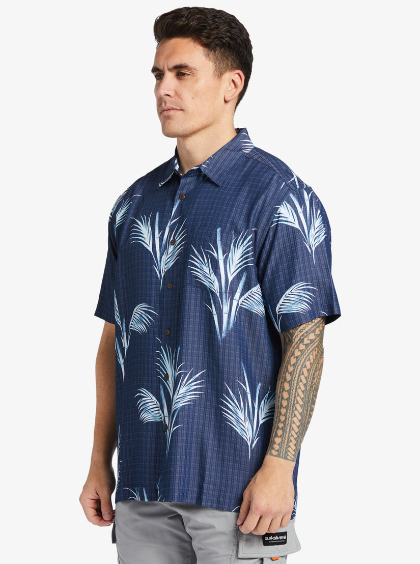 Waterman Skipped Out Woven Shirt - Estate Blue Skippe Out – Quiksilver