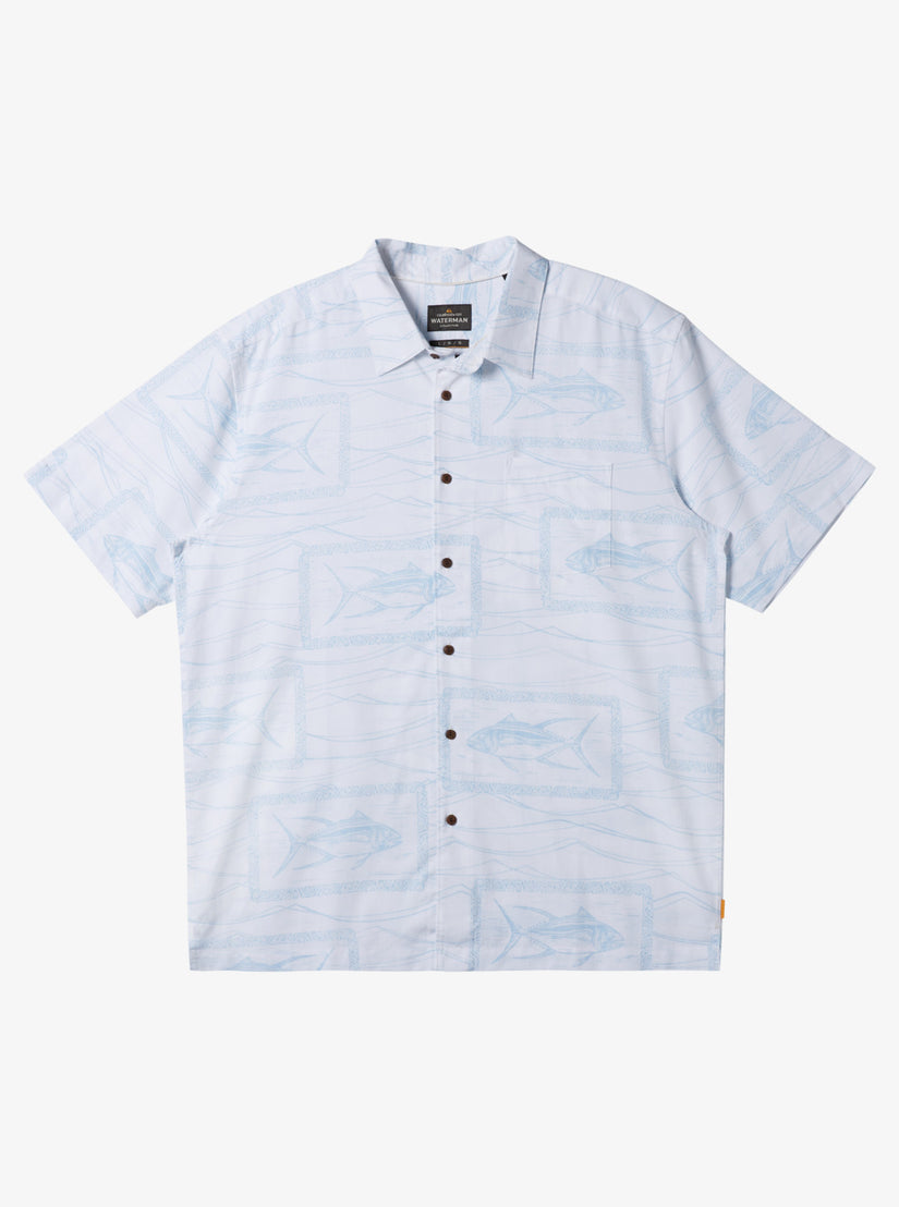 Waterman Reef Point Woven Shirt - White Reef Point Woven