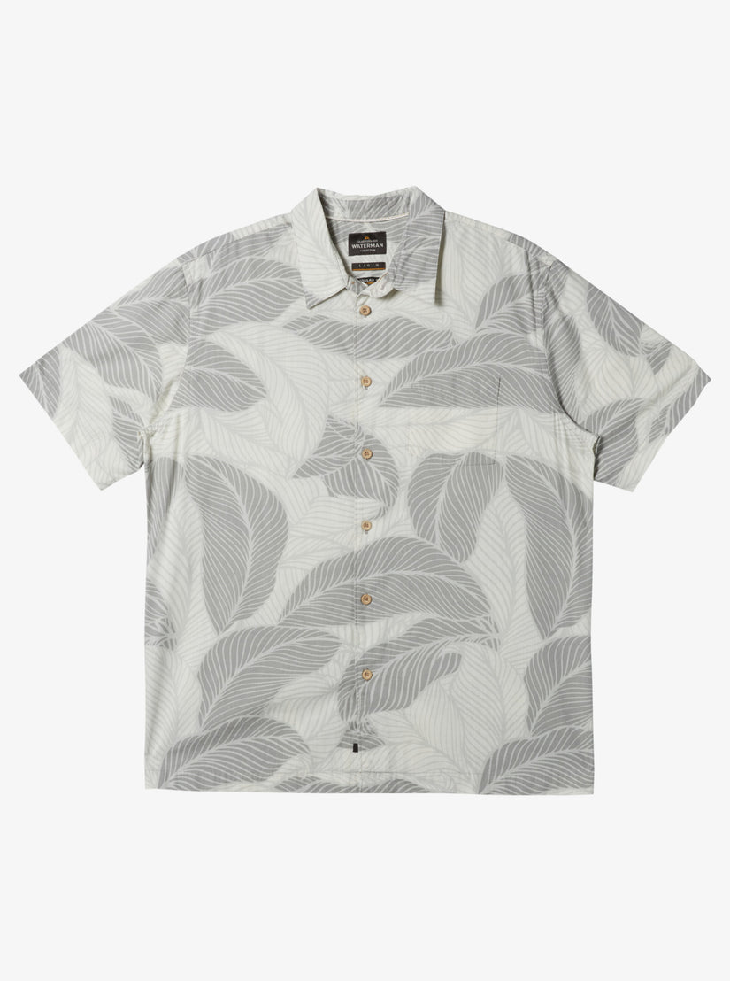 Waterman Leafer Madness Woven Shirt - Steel Leafer Madness Woven