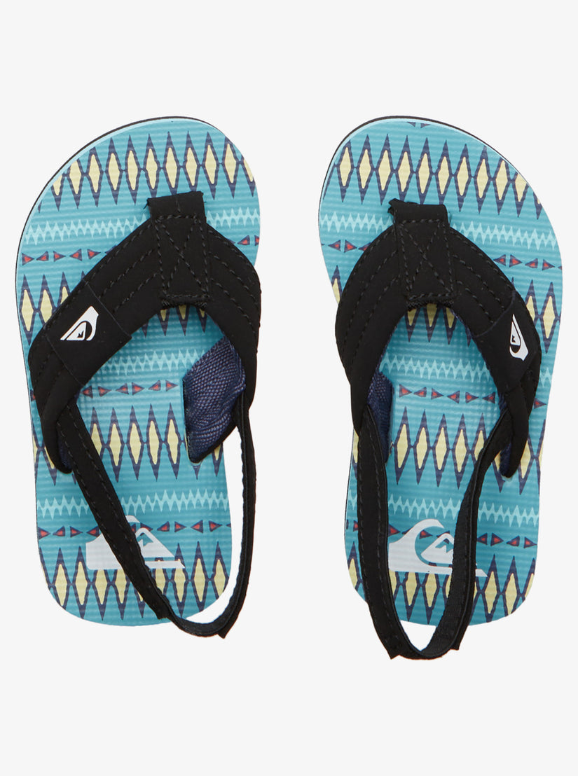 Toddlers Molokai Layback Sandals - Black/Blue/Blue