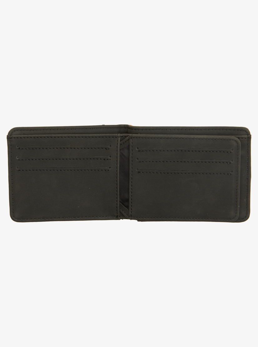 Stamp Ramper Tri-Fold Wallet - Black