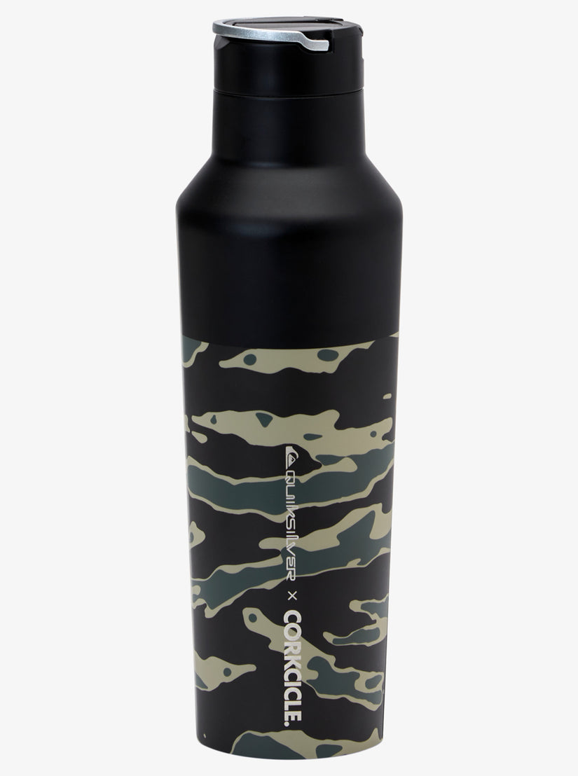 Quiksilver X Corkcicle Water Bottle - Camo Print Crucial Battle