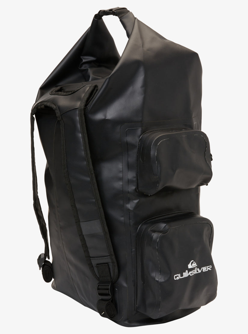 Evening Sesh 35L Large Surf Backpack - Black/Black