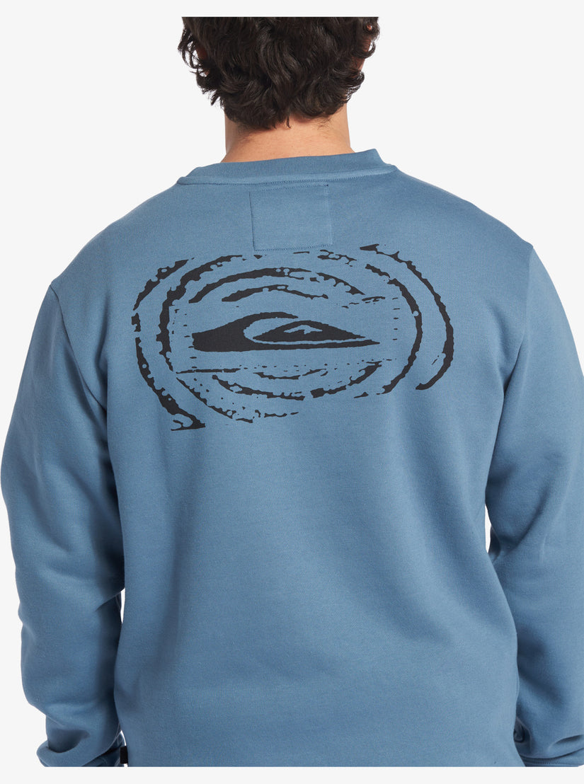 No Control Crew Fleece Crew Neck Sweatshirt - Aegean Blue