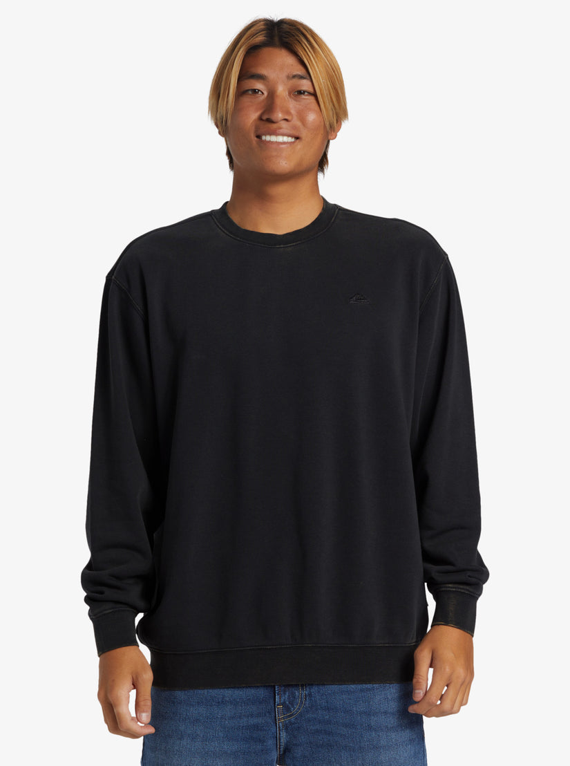Salt Water Crew Neck Sweatshirt - Black