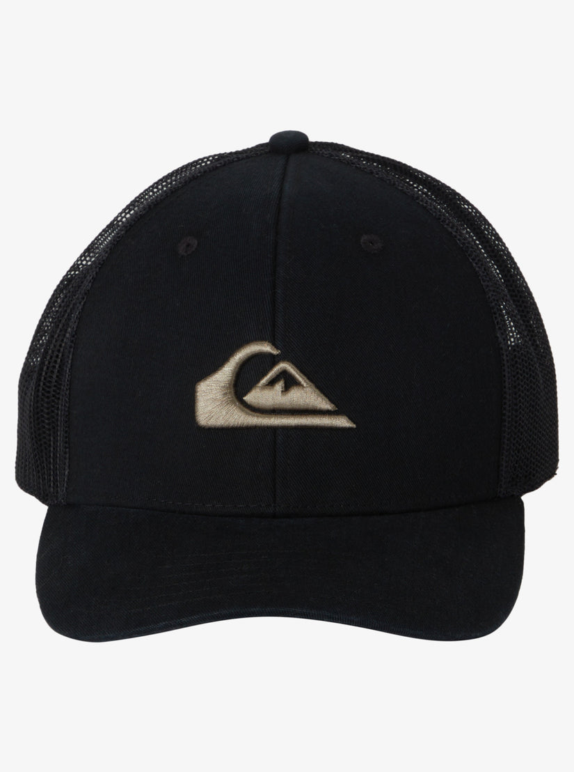Grounder Trucker Hat - Black