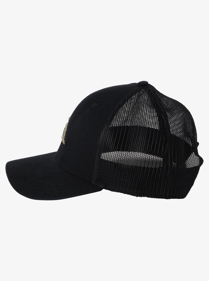 Grounder Trucker Hat - Black