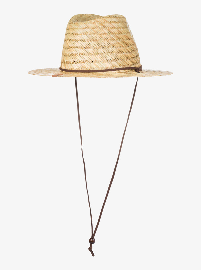 Jettyside Straw Lifeguard Hat - Natural