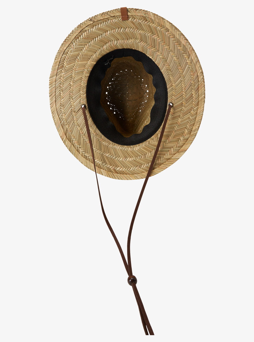 Jettyside Straw Lifeguard Hat - Natural
