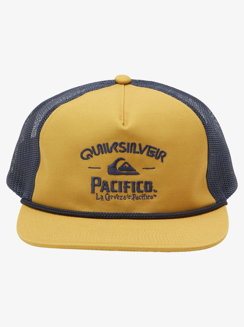 Quiksilver X Pacifico Cervesa Trucker Hat - Goldie