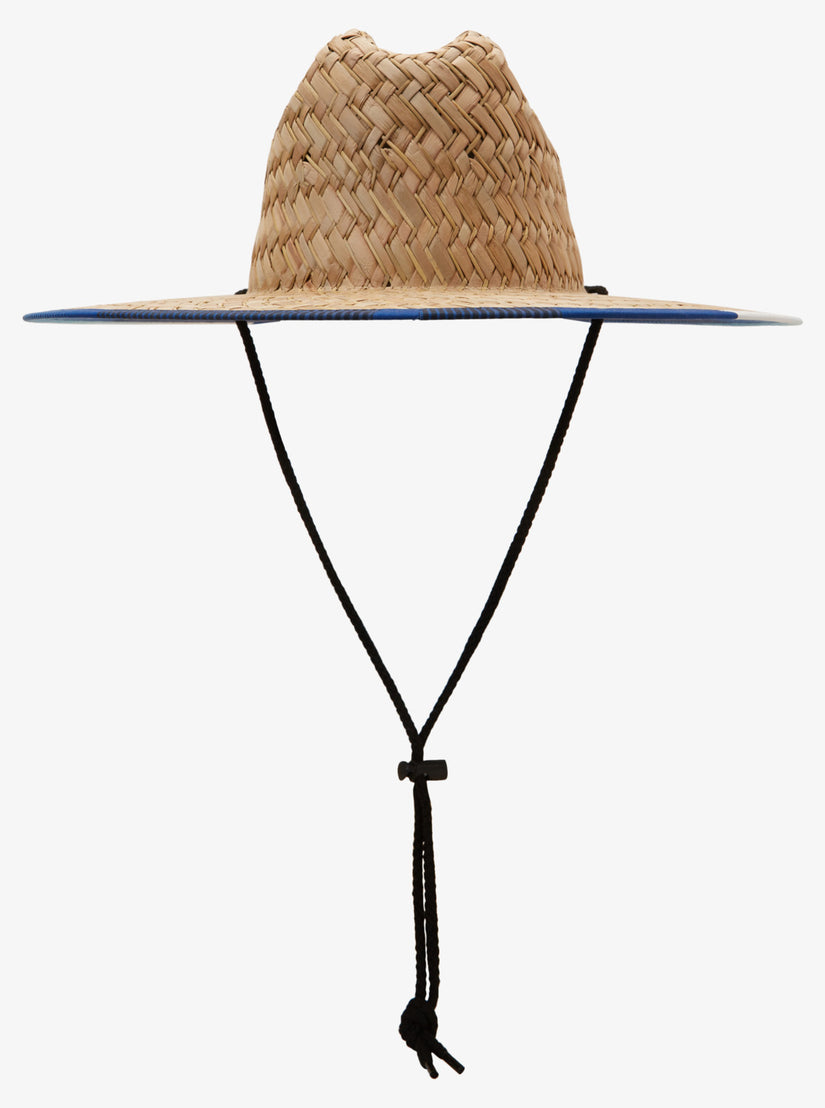 Pierside Print Sun Hat - Swedish Blue