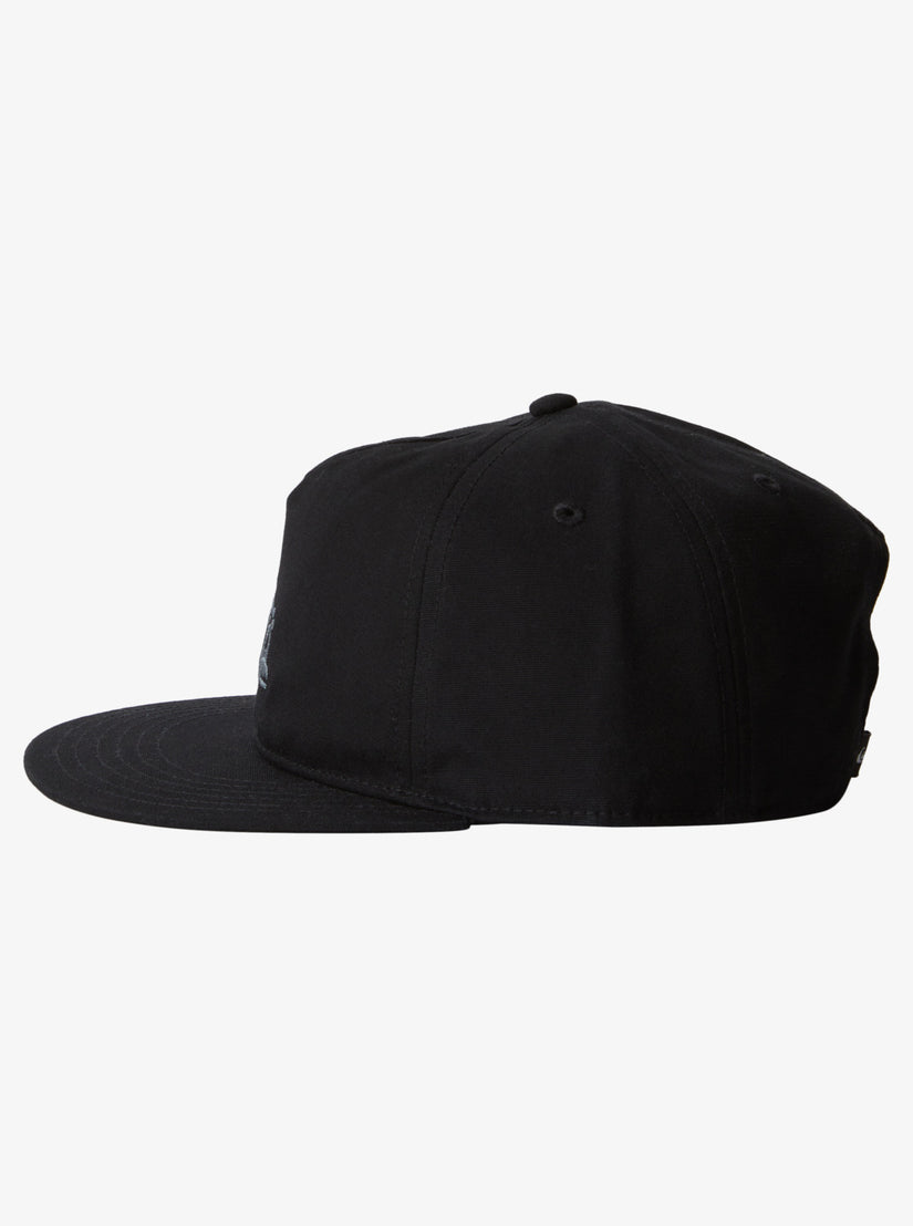 DNA Bubble Snapback Hat - Black
