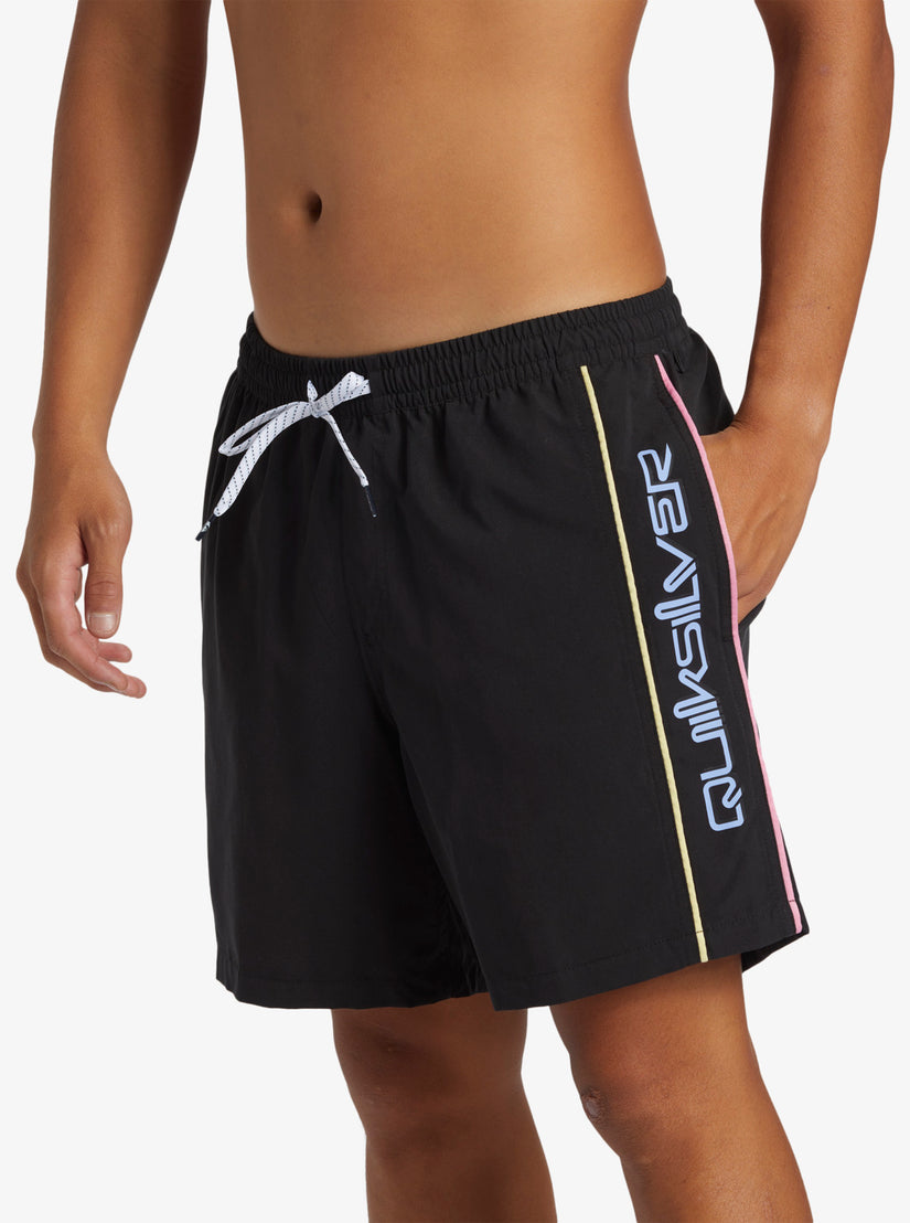 Everyday Vert Volley 2 17" Elastic Waist Shorts - Black