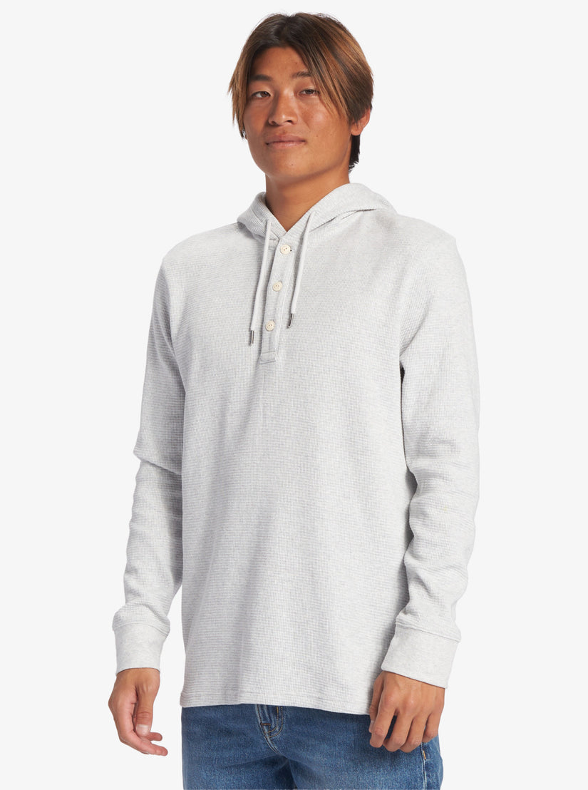 Thermal Hoody Knit - White Marble Heather